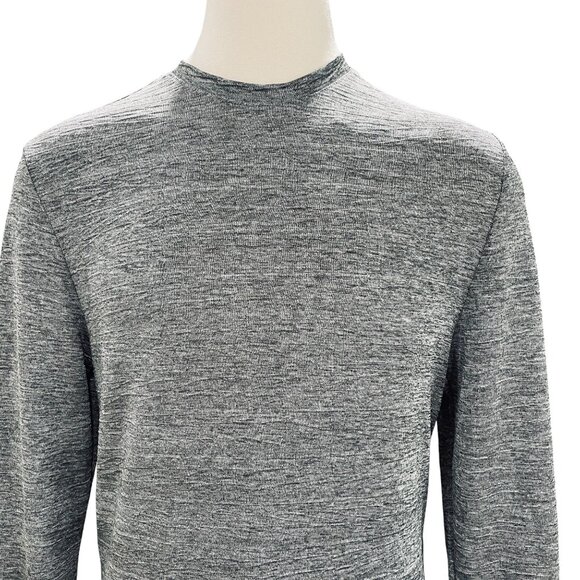 Alfani Mens Stretch Crewneck Pullover Gray Knit Long Sleeve Modern Fit M - Picture 6 of 9